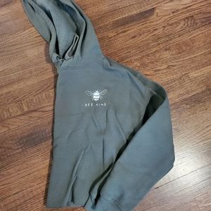 Wholesome culture crop hoodie